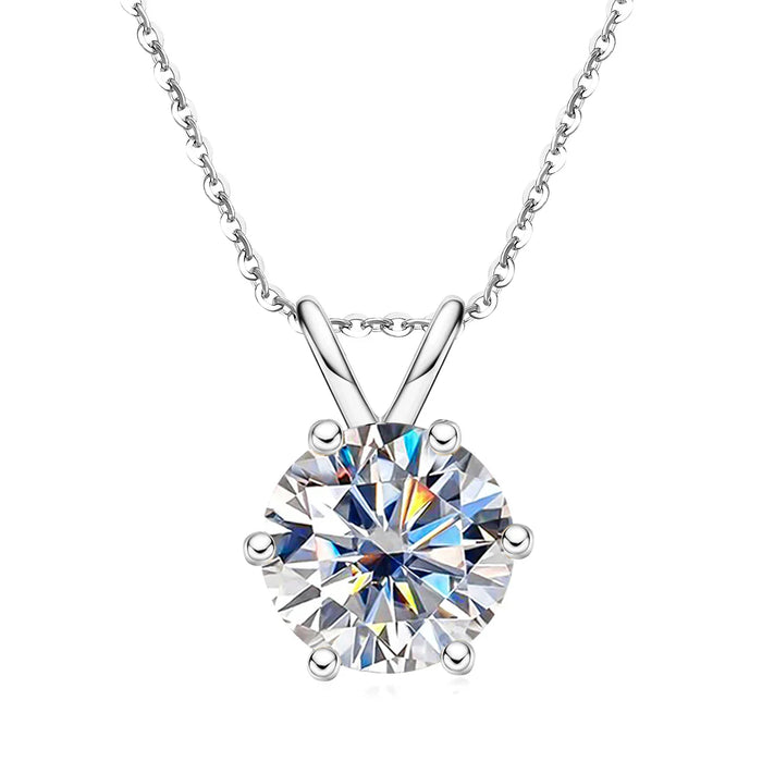 Diamond Shine – Solitäranhänger aus Sterling Silber