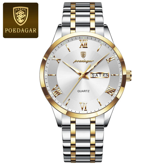 Kristall-Elegance Herrenuhr