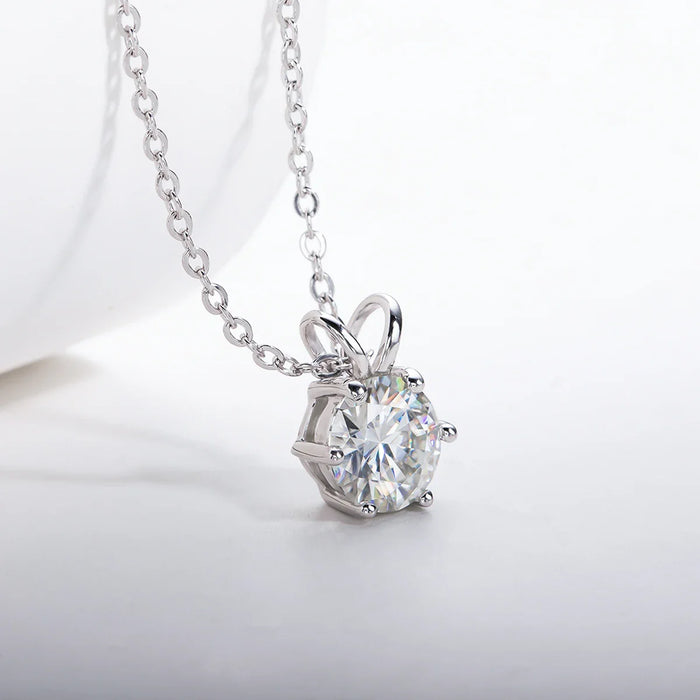 Diamond Shine – Solitäranhänger aus Sterling Silber