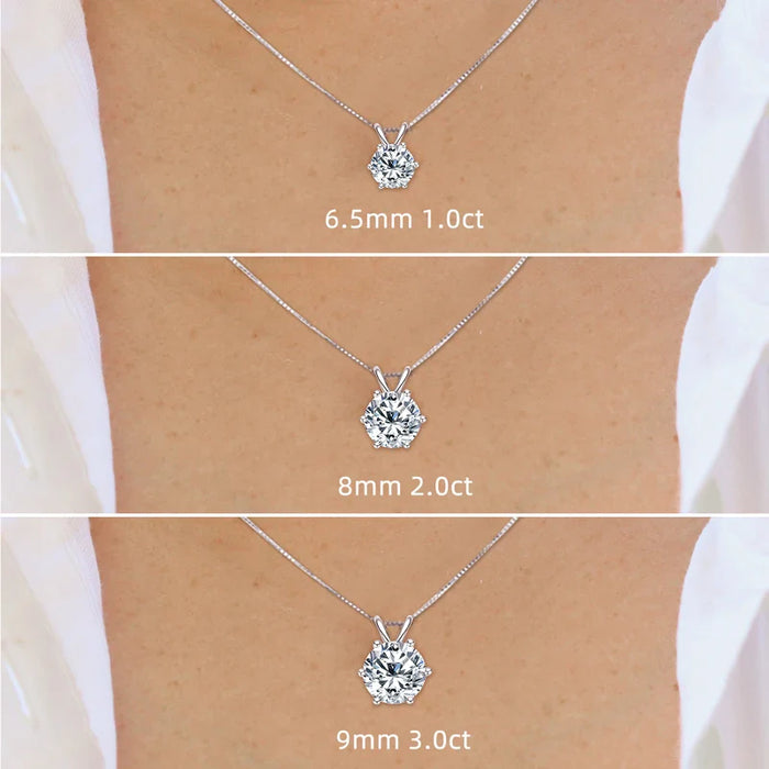 Eternal Glow Moissanite-Anhänger