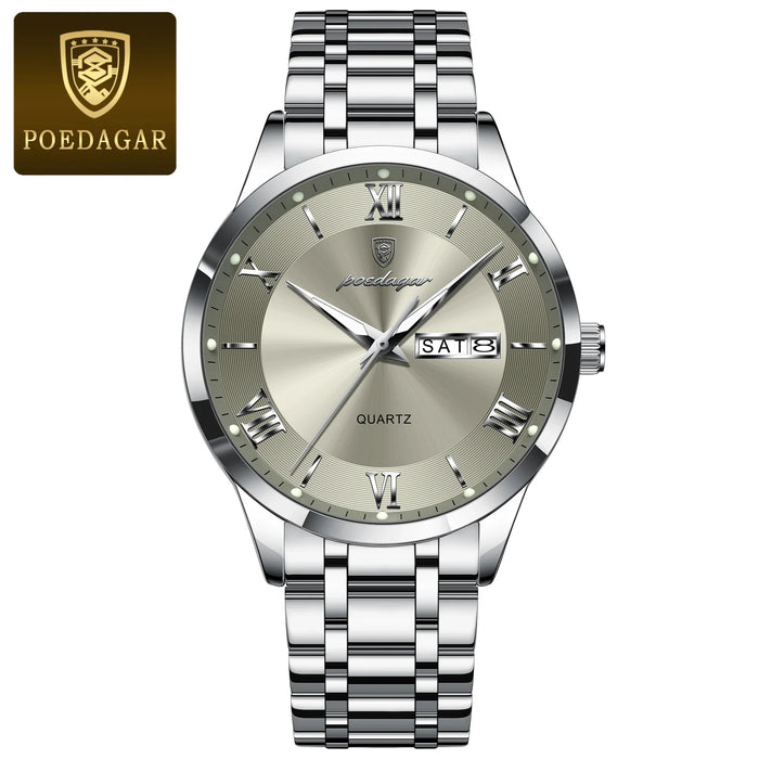Kristall-Elegance Herrenuhr