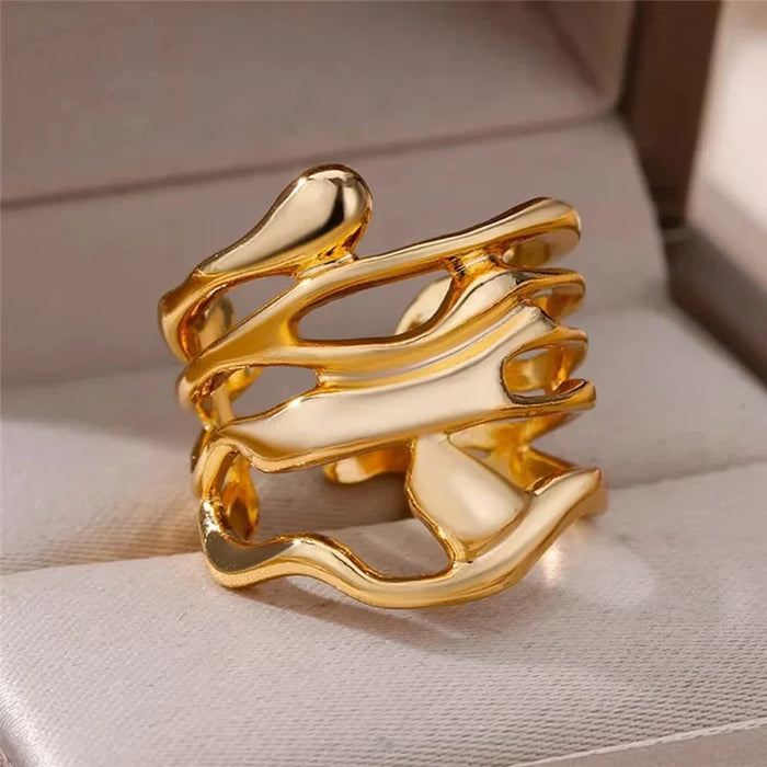 Goldene Statement-Ringe – Elegante Vielfalt für jeden Stil