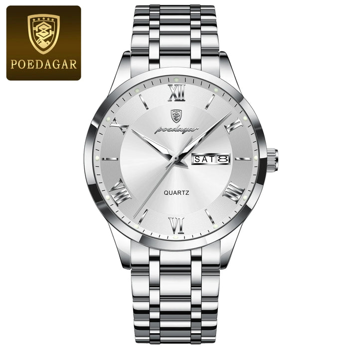Kristall-Elegance Herrenuhr