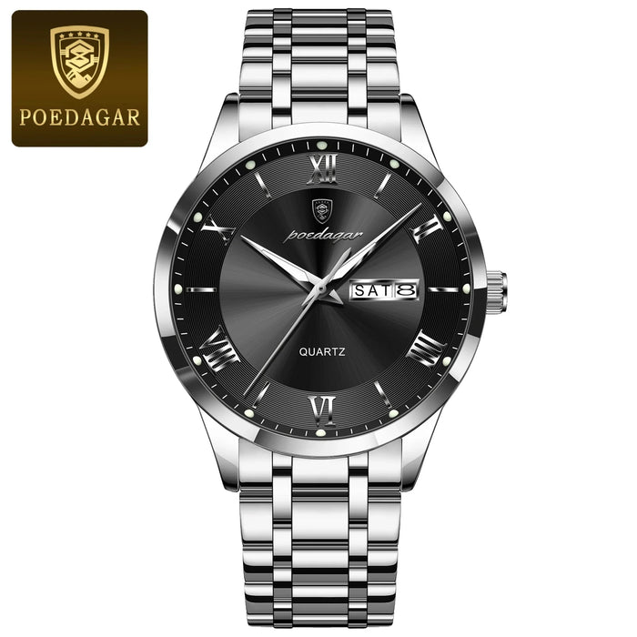 Kristall-Elegance Herrenuhr