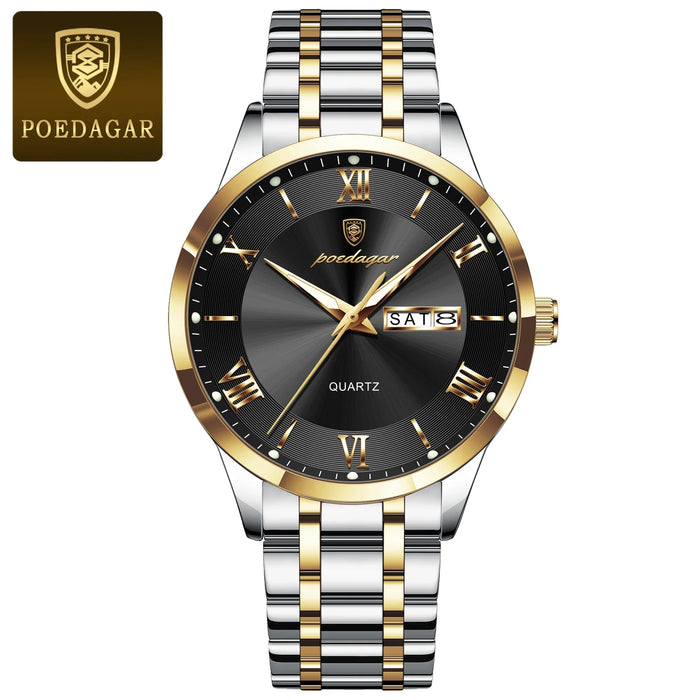 Kristall-Elegance Herrenuhr