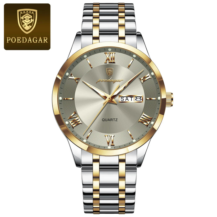 Kristall-Elegance Herrenuhr