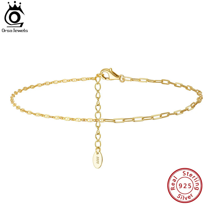 Elegante Silber-Fußkette für Damen – Perfekt für jeden Anlass